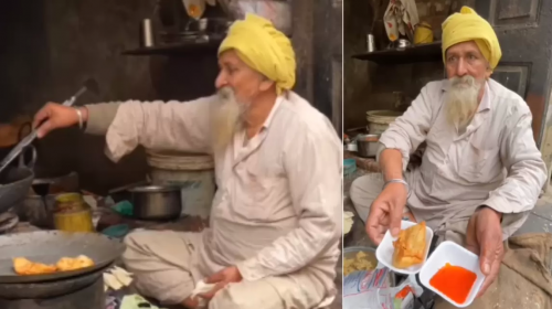Sarabjeet Singh samosa seller of Amritsar