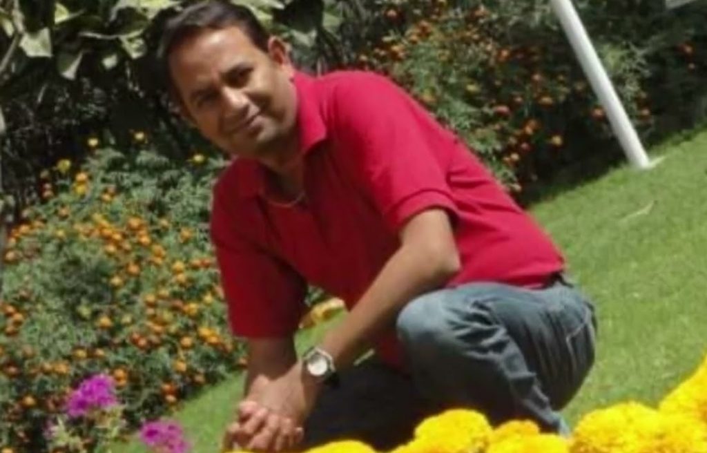 Gardening expert railway officer Rajiv Kumar